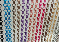 2MM Aluminium Metal Mesh Curtain Chain Drapery Fabric Sử dụng trang trí
