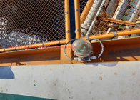 Loại hàng rào dây chuyền màu vàng Helideck Net Diamond Offshore Oil Installation