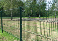 Hàng rào lưới thép hàn phủ nhựa PVC màu xanh lá cây 4mm cho công viên / sân vườn / sân thể thao