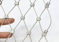 Dây thép không gỉ an toàn dây cáp xây dựng tường lưới với lỗ kim cương 38 * 38mm