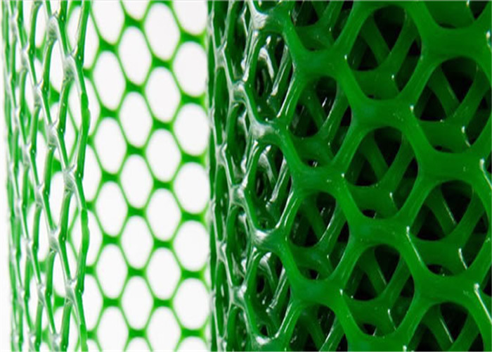 Lưới nhựa hình lục giác có lưới màu xanh lục Chống tia cực tím cho chăn nuôi gia cầm