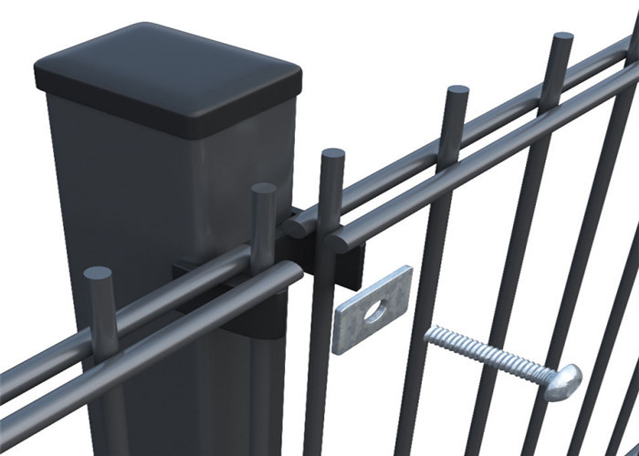Hàng rào lưới đôi tráng nhựa Pvc, hàng rào lưới kim loại bền dễ dàng cài đặt
