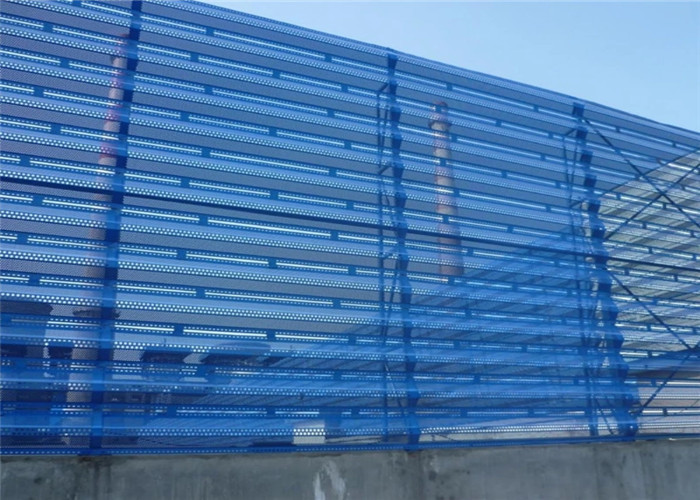 Chiều dài tùy chỉnh hàng rào tấm chắn gió Lưới chống bụi Độ dày 0,8mm