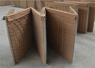 Vải địa kỹ thuật không dệt 300g / M2 Hàng rào phòng thủ Độ bền kéo cao Mil Bảo vệ 2x1x1m