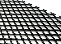 Lưới kim loại mở rộng bằng nhôm đen có lỗ 8,1mm được tráng điện