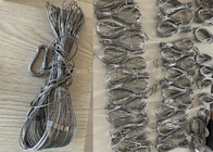 Túi lưới dây dệt tay bằng thép không gỉ chống trộm 304 1.2-2.8mm