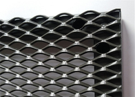 2.5mm Độ dày mở rộng kim cương lưới kim loại hàng rào với sơn với khung
