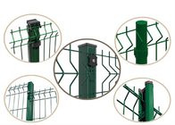 4mm hàn lưới dây an ninh hàng rào màu đen Q235