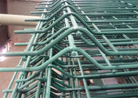 Hàng rào lưới thép hàn phủ nhựa PVC màu xanh lá cây 4mm cho công viên / sân vườn / sân thể thao