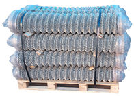 Hàng rào liên kết chống rỉ sét cao 2,2m Dây sắt tráng nhựa PVC cho ống bơi