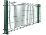 Chiều cao 6ft Chiều dài 8ft Dây kim loại Hàng rào lưới Màu xanh lá cây cho ứng dụng cài đặt tại sân bay