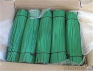 Dây thép bọc PVC màu xanh lá cây ISO9001 0,3mm-6,00mm cho dự án ràng buộc
