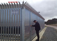 Q235 Hàng rào bằng thép mạ kẽm nặng được lắp ráp dễ dàng
