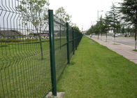 Oem Hàng rào nhựa phủ nhựa màu xanh lá cây cao 1,8m 2,0m tùy chỉnh