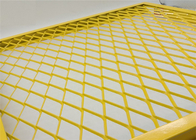 Kiến trúc lưới kim loại màu vàng mở rộng bằng nhôm nâng lên 550mm