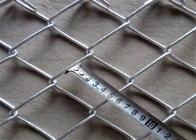 5mm Điện galvanized chuỗi liên kết hàng rào 50x50mm kích thước lỗ