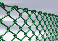 Chiều cao 2,4m 3m Hàng rào an ninh liên kết chuỗi hiện đại cho sân bóng rổ