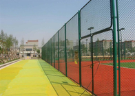 Kích thước lỗ 60mm 80mm Hàng rào liên kết chuỗi nhỏ Lưới kim cương cho sân tennis