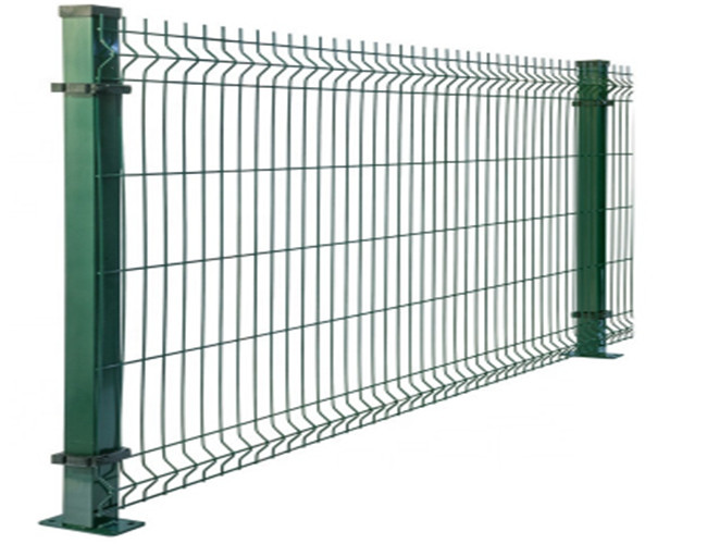 Chiều cao 6ft Chiều dài 8ft Dây kim loại Hàng rào lưới Màu xanh lá cây cho ứng dụng cài đặt tại sân bay